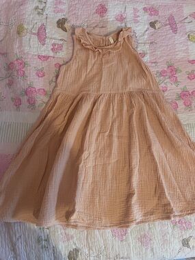 Girls' Rylee + Cru Marie Dress Peach